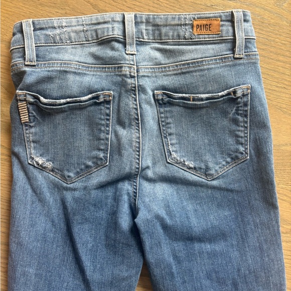 PAIGE Hoxton Ultra Skinny Blue Jeans Women’s size 25 - Picture 2 of 8